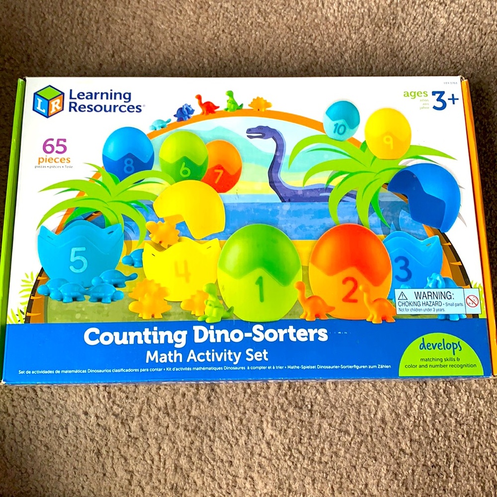 DINO SORTERS - Math Activity Set